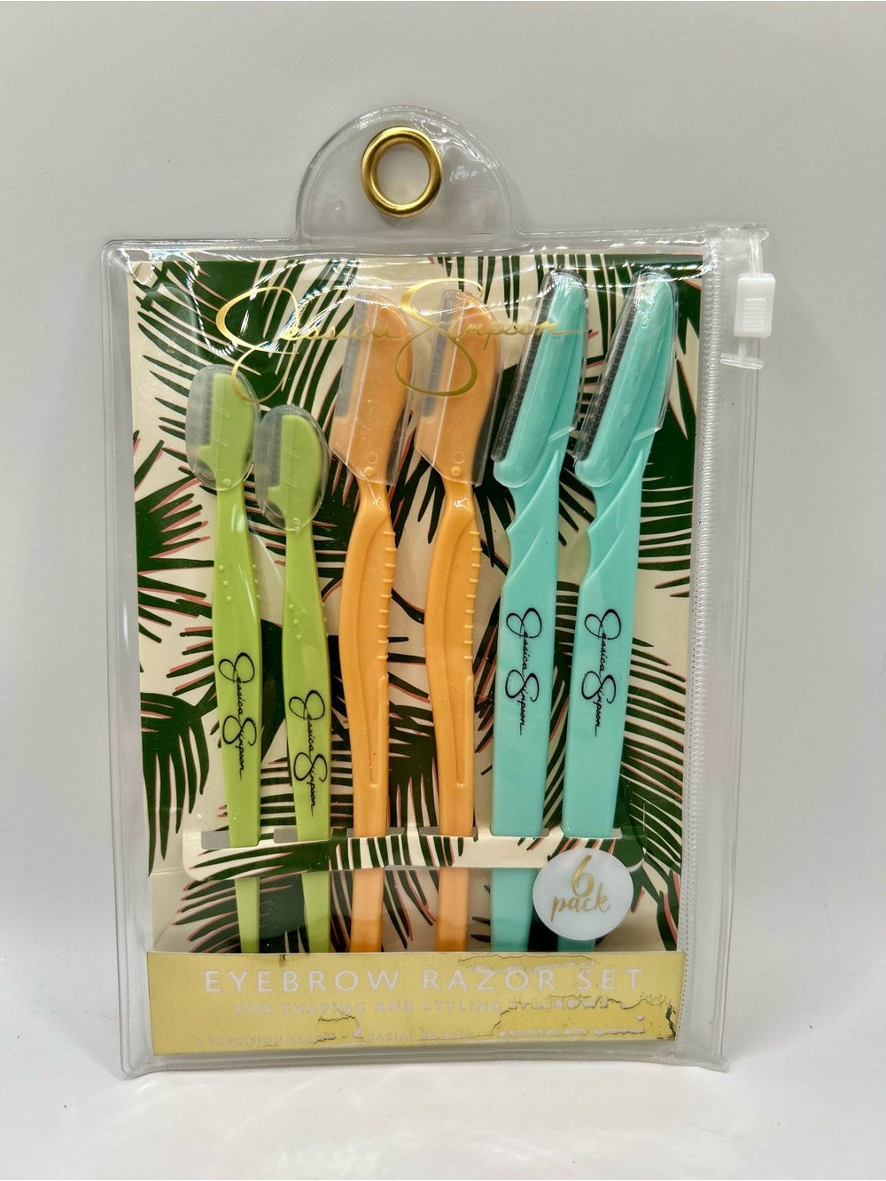 Jessica Simpson 6-pack Eyebrow Razor Set